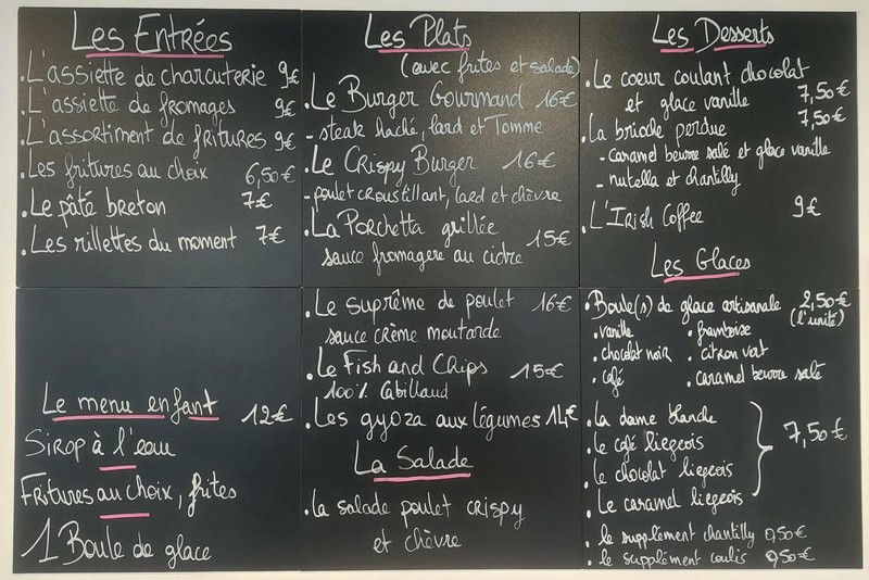 Ardoise reouverture montgourmand mars 2026 2 Ardoise reouverture montgourmand mars 2026