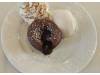 Coeur coulant au chocolat et glace vanille